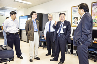 6th CAE Academicians Visit Programme:Prof. Li Guojie (2nd from right) visits the Faculty of Engineering